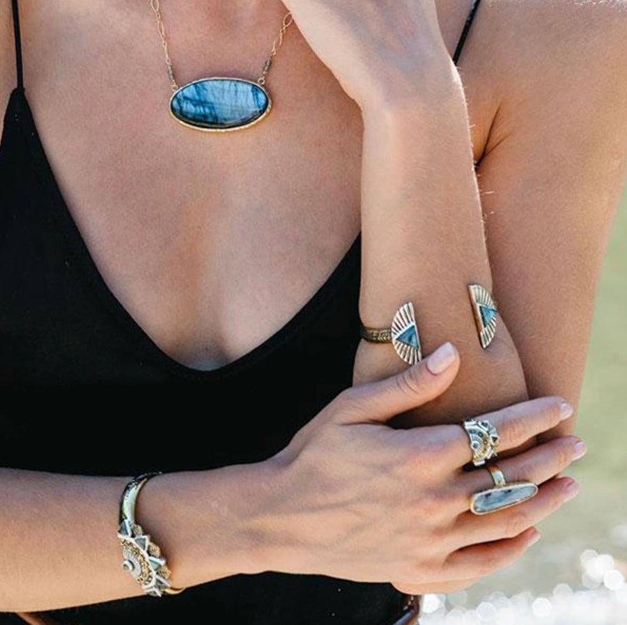 SHAPE SHIFT CUFF: Moonstone