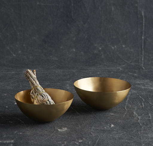 Versatile Brass Bowl - Snack, Palo Santo/Sage Smudge Bowl + More ...