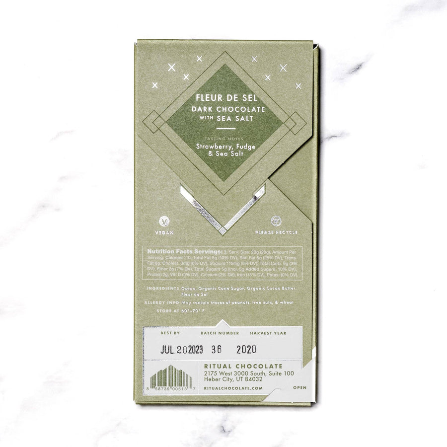 Fleur De Sel, 70% Cacao Chocolate Bar