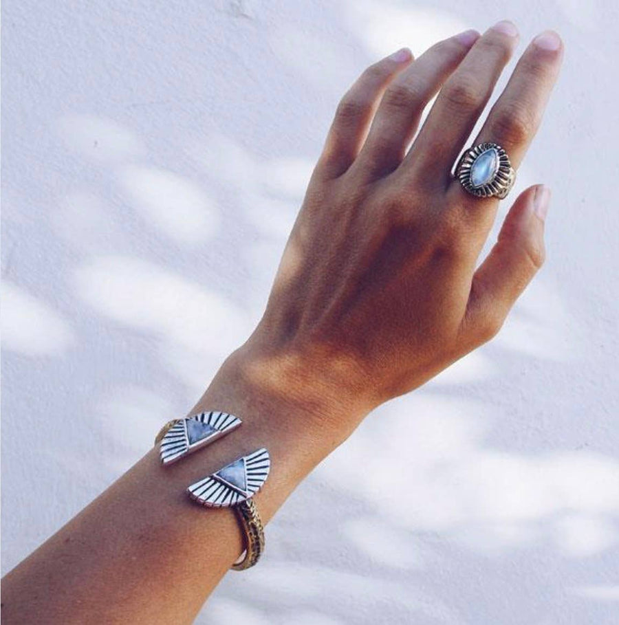 SHAPE SHIFT CUFF: Moonstone