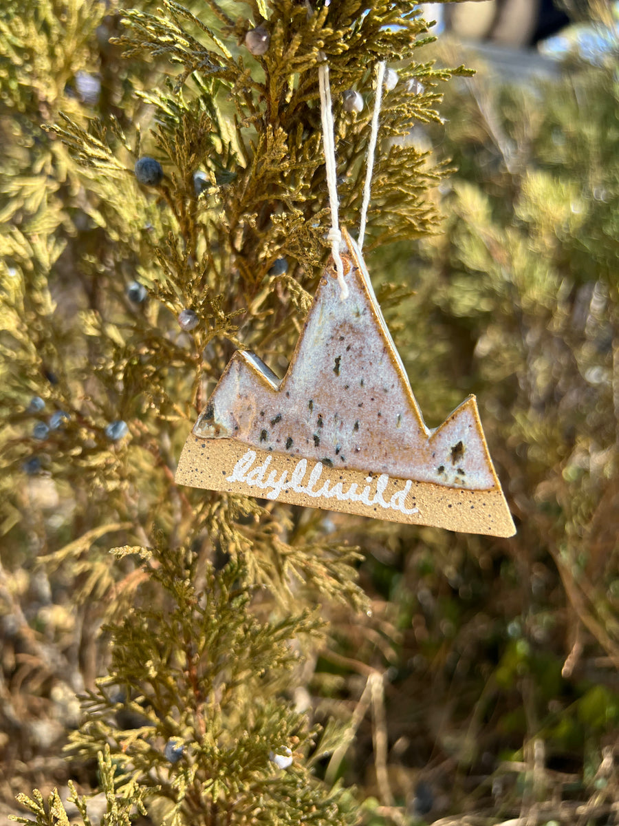 Idyllwild Mountain Ornament - Locally Handcrafted