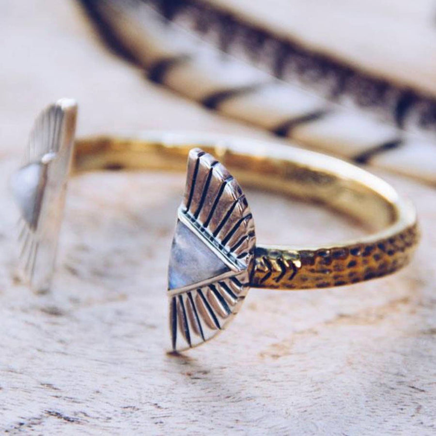 SHAPE SHIFT CUFF: Moonstone