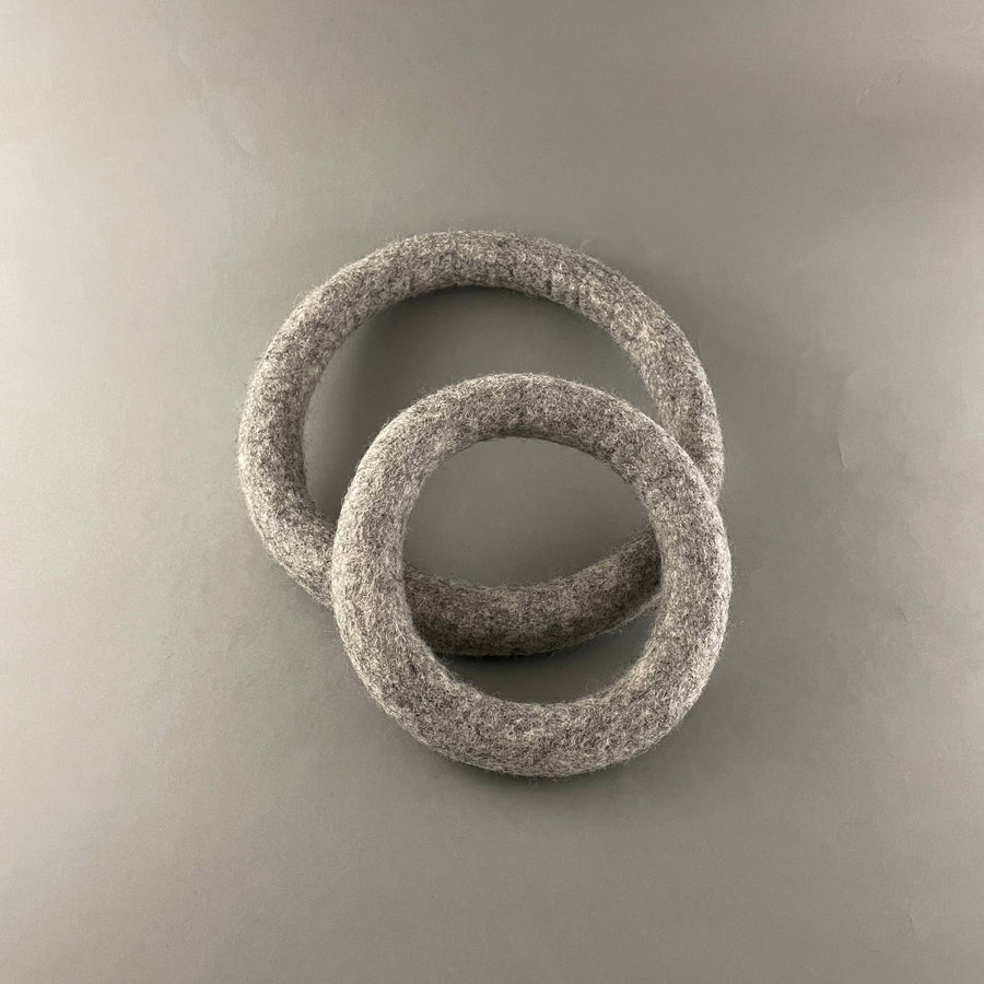 Handmade Wool Ring Dog Toy, Puller Toy / Dog Frisbee