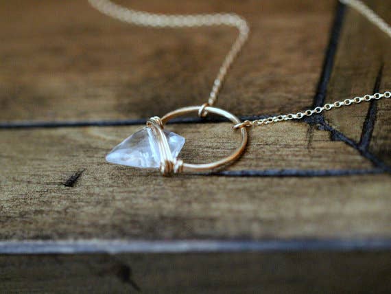 Albatross Necklace - Crystal Quartz