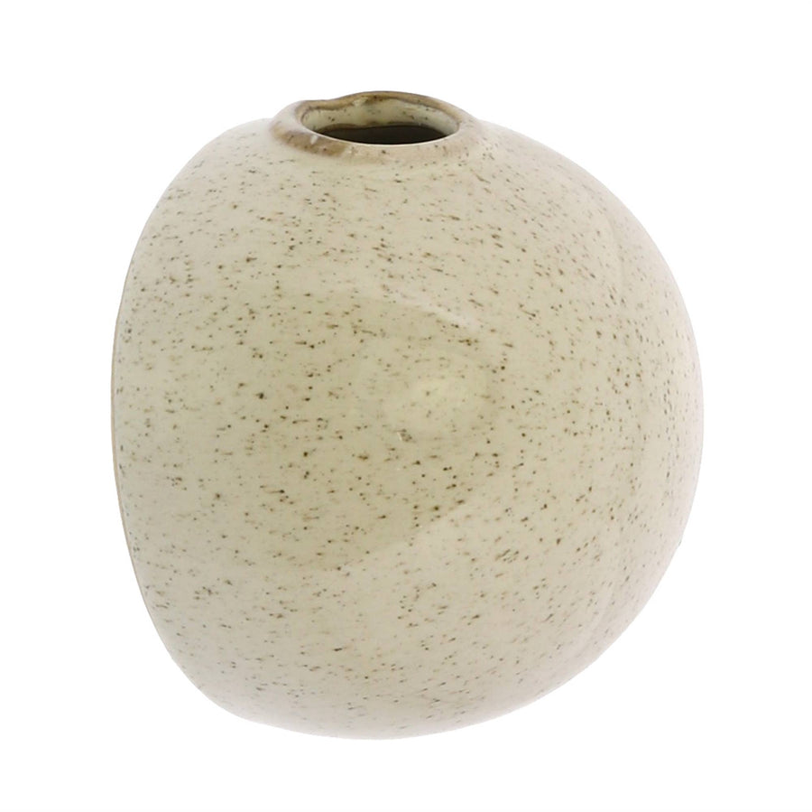 Small Wall Bubble Vase - Flecked White